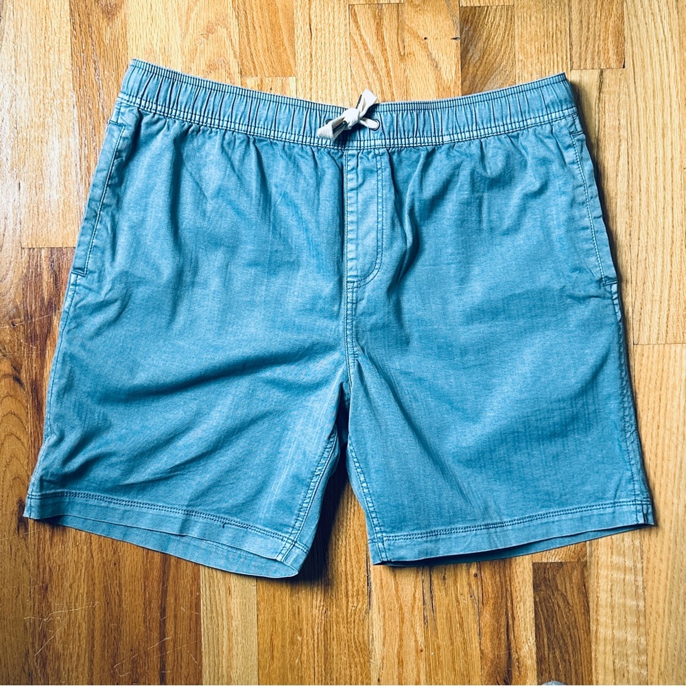 Rails Mens XL Cruz Shorts Copen Blue 7” Inseam Stretch Drawstring Cotton Pull-On